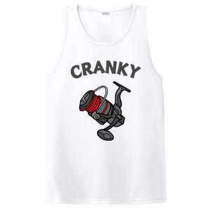 Funny Fishing Reel Pun For Fishermen PosiCharge Competitor Tank