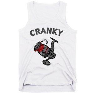 Funny Fishing Reel Pun For Fishermen Tank Top