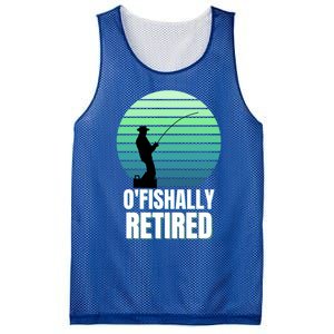 Fishing Fisherman Retiree Retired Cool Gift Ofishally Retired Funny Gift Mesh Reversible Basketball Jersey Tank