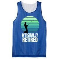 Fishing Fisherman Retiree Retired Cool Gift Ofishally Retired Funny Gift Mesh Reversible Basketball Jersey Tank