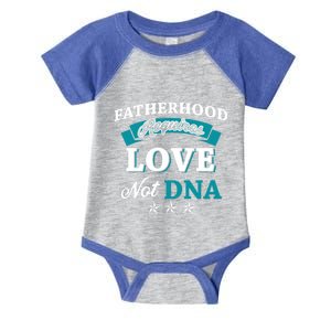 Funny Fatherhood Requires Love Not Dna Stepdads Great Gift Infant Baby Jersey Bodysuit