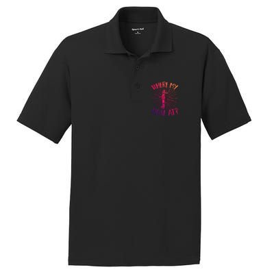 Firefighter Fire Rescue Where My Hose At? Fire Gift PosiCharge RacerMesh Polo