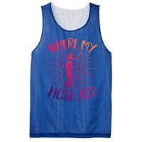 Firefighter Fire Rescue Where My Hose At? Fire Gift Mesh Reversible Basketball Jersey Tank