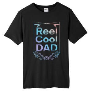 Funny Fishing Reel Cool Dad Funny Fishing Dad Gift Tall Fusion ChromaSoft Performance T-Shirt