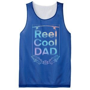 Funny Fishing Reel Cool Dad Funny Fishing Dad Gift Mesh Reversible Basketball Jersey Tank