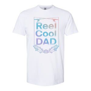 Funny Fishing Reel Cool Dad Funny Fishing Dad Gift Softstyle CVC T-Shirt