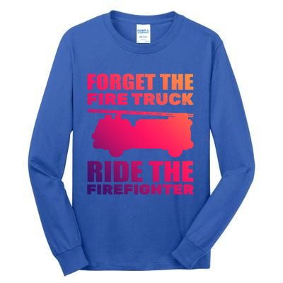 Funny Fire Rescue Firefighter Cool Gift Tall Long Sleeve T-Shirt