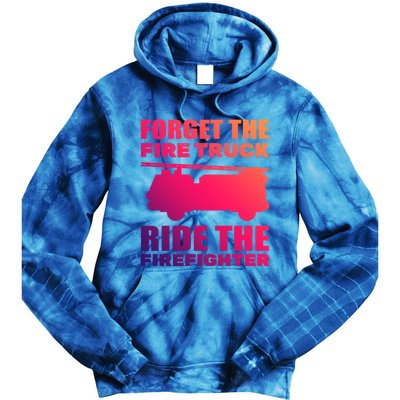 Funny Fire Rescue Firefighter Cool Gift Tie Dye Hoodie