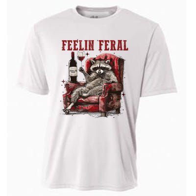 Feeling Feral Racoon Cooling Performance Crew T-Shirt