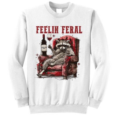 Feeling Feral Racoon Sweatshirt