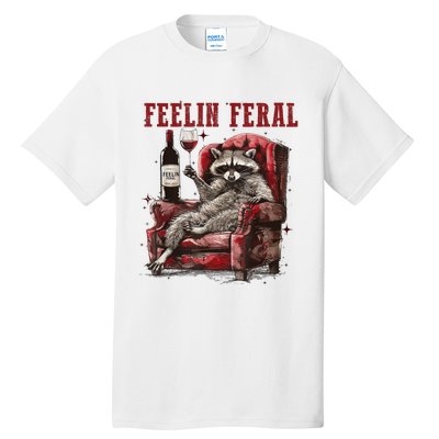 Feeling Feral Racoon Tall T-Shirt