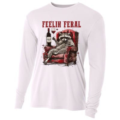 Feeling Feral Racoon Cooling Performance Long Sleeve Crew