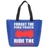 Funny Fire Rescue Firefighter Cute Gift Zip Tote Bag