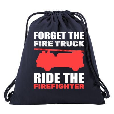 Funny Fire Rescue Firefighter Cute Gift Drawstring Bag