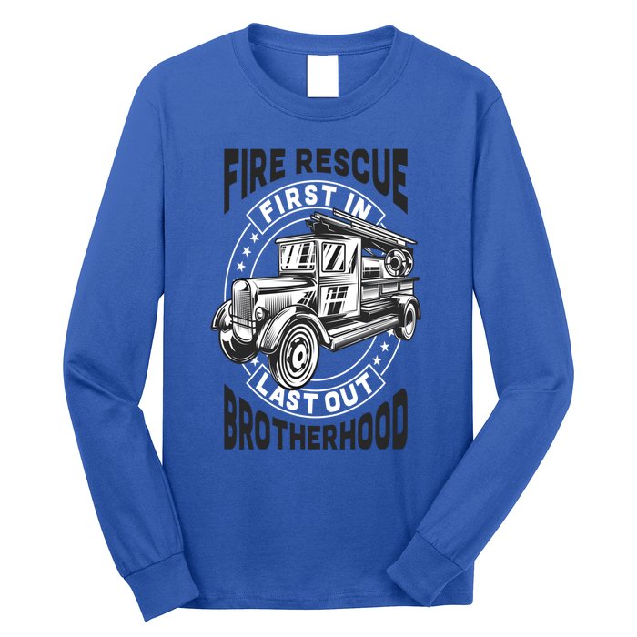 Fire Fire Rescue Brotherhood Fire Departt Gift Long Sleeve Shirt