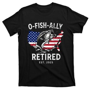 Fisherman Fishing Retirement Ofishally T-Shirt