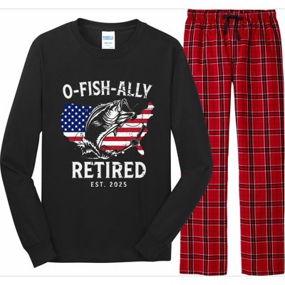 Fisherman Fishing Retirement Ofishally Long Sleeve Pajama Set