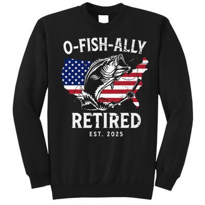 Fisherman Fishing Retirement Ofishally Tall Sweatshirt