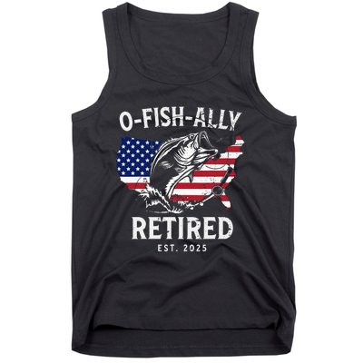 Fisherman Fishing Retirement Ofishally Tank Top