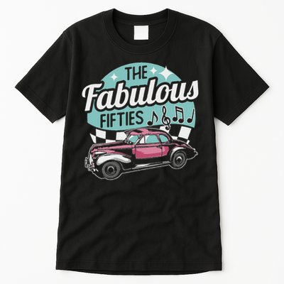 Fabulous Fifties Rockabilly Classic Car Psychobilly Rocker Tall T-Shirt