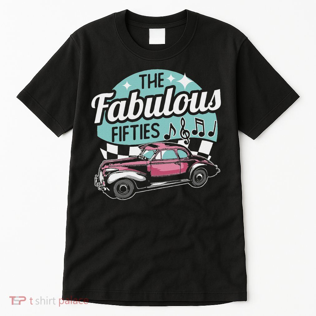Fabulous Fifties Rockabilly Classic Car Psychobilly Rocker Tall T-Shirt