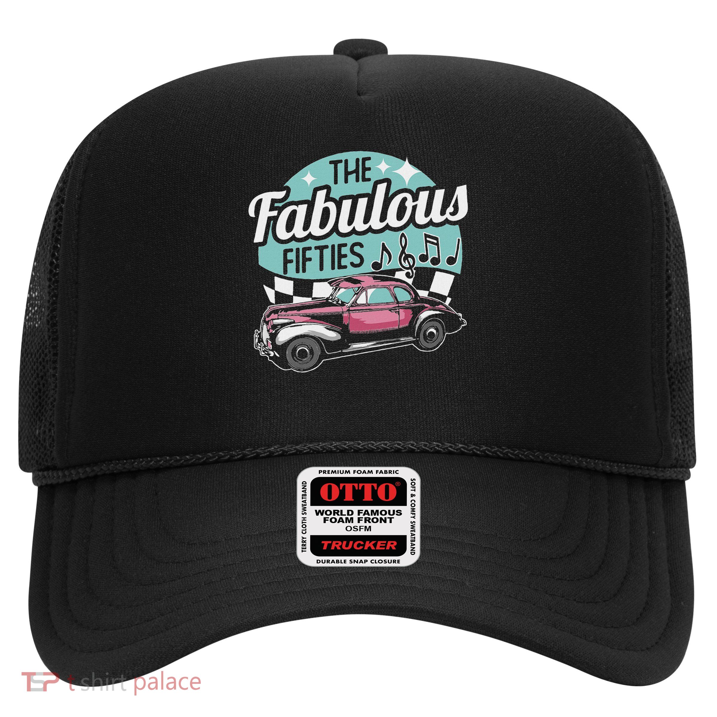 Fabulous Fifties Rockabilly Classic Car Psychobilly Rocker Trucker Hat
