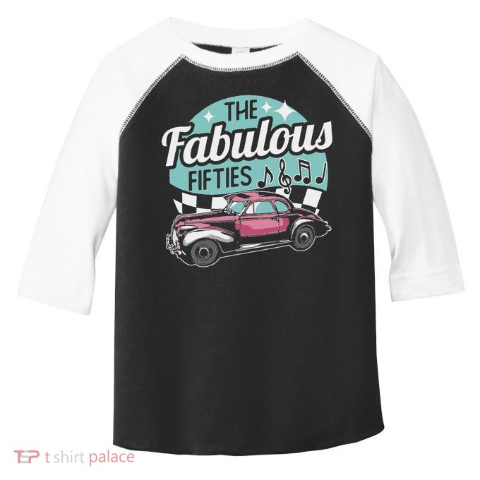 Fabulous Fifties Rockabilly Classic Car Psychobilly Rocker Toddler Fine Jersey T-Shirt