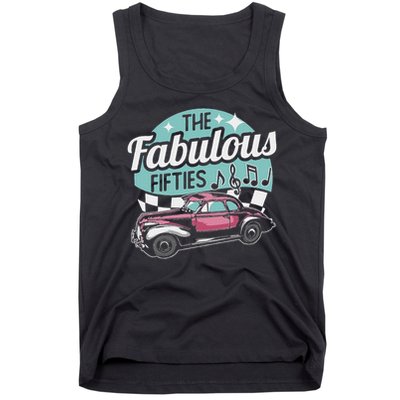 Fabulous Fifties Rockabilly Classic Car Psychobilly Rocker Tank Top