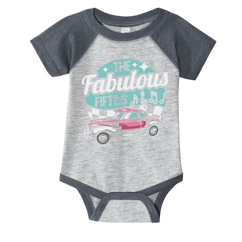 Fabulous Fifties Rockabilly Classic Car Psychobilly Rocker Infant Baby Jersey Bodysuit