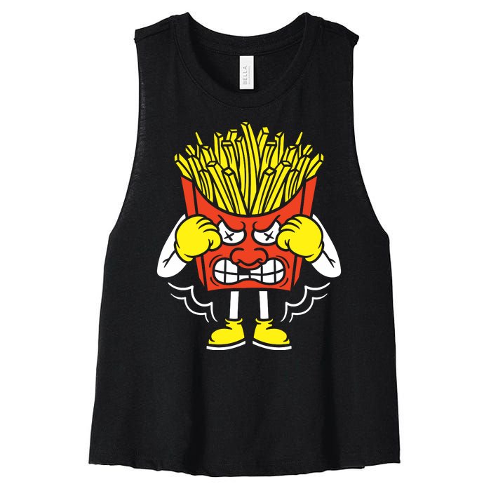 Fries Women's Racerback Cropped Tank