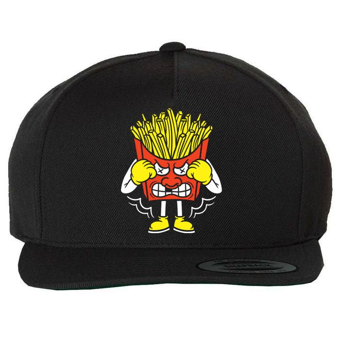 Fries Wool Snapback Cap