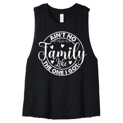 Funny Family Reunion Quotes For Family Appreciation Gift Women's Racerback Cropped Tank