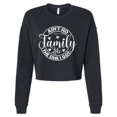 Funny Family Reunion Quotes For Family Appreciation Gift Cropped Pullover Crew