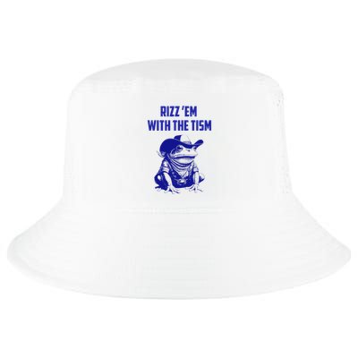 Funny Frog Rizz Em With The Tism Cool Comfort Performance Bucket Hat