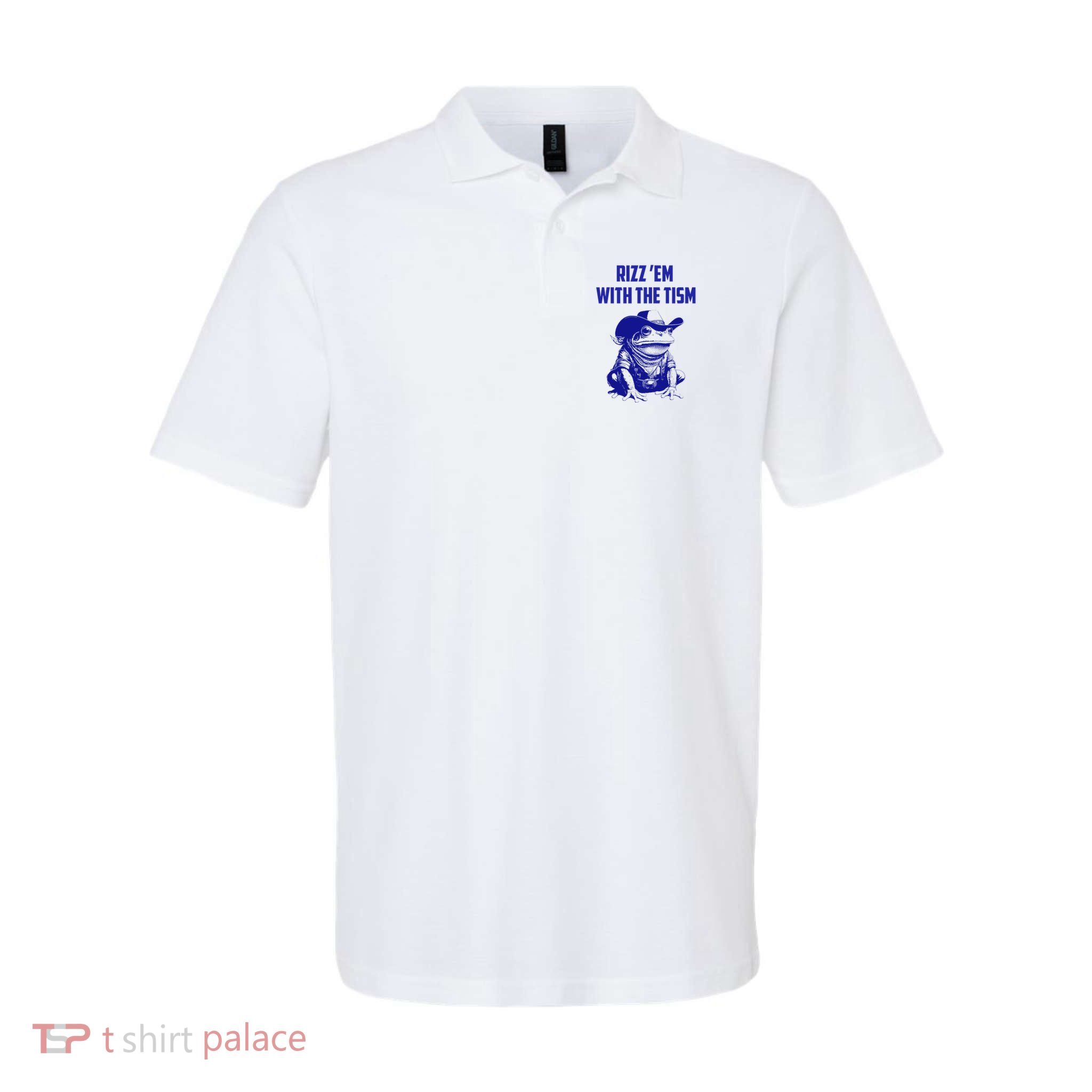 Funny Frog Rizz Em With The Tism Polo