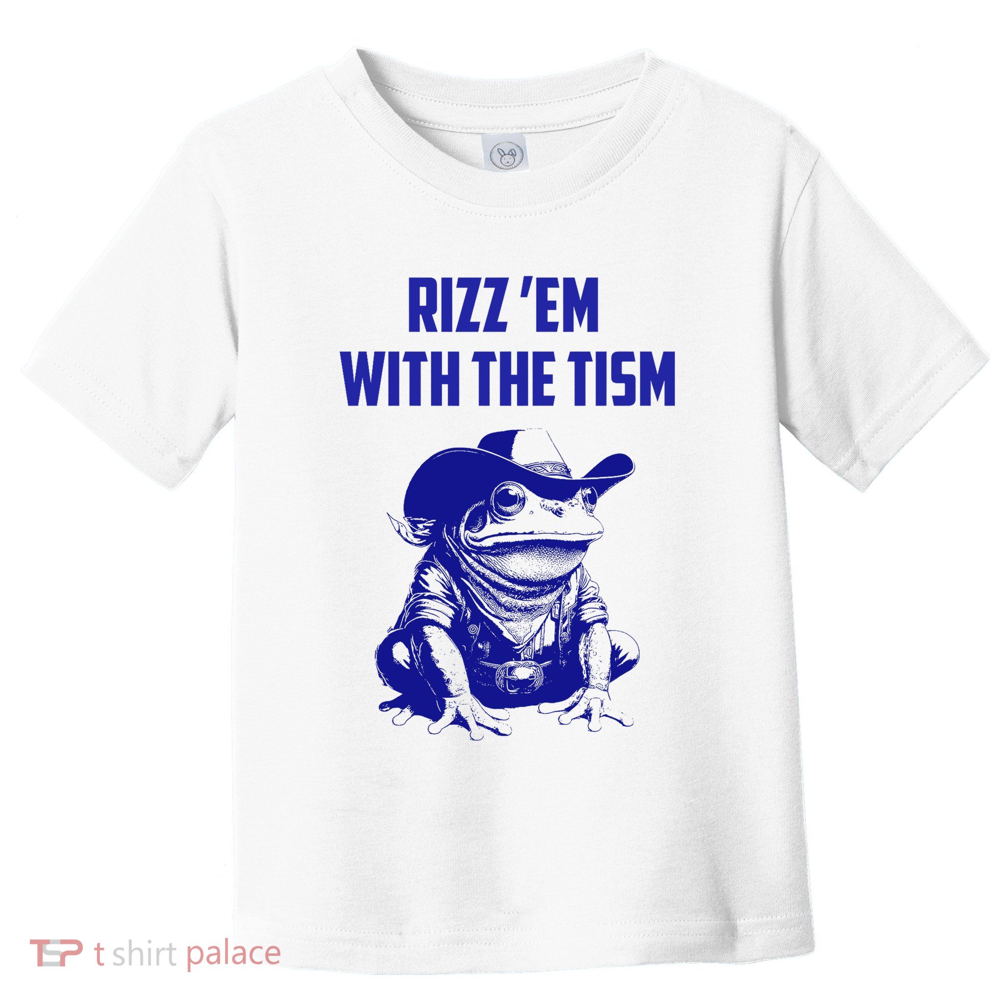 Funny Frog Rizz Em With The Tism Toddler T-Shirt