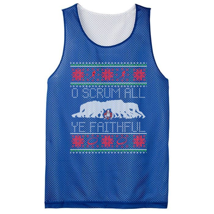 Funny Football Rugby Ugly Christmas Style Gift Mesh Reversible Basketball Jersey Tank