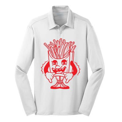 Fries Silk Touch Performance Long Sleeve Polo