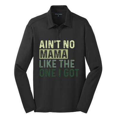 Funny Family Reunion Mom Silk Touch Performance Long Sleeve Polo