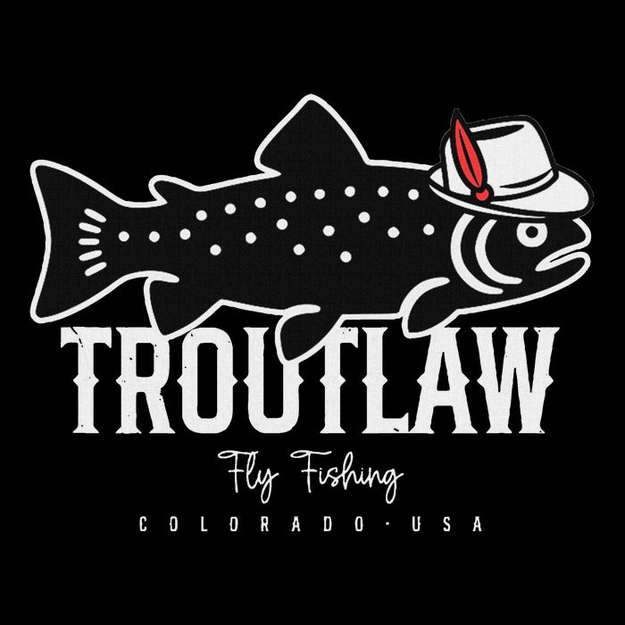 Fly Fishing Rainbow Trout Wearing A Hat Feather Cap Cooling Performance Long Sleeve Crew