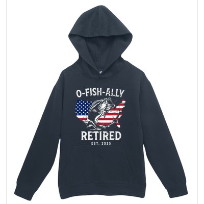 Fisherman Fishing Retirement Ofishally Retired 2025 Urban Pullover Hoodie