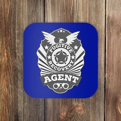 Fra Fugitive Recovery Agent Badge Bounty Hunter Uniform Cute Gift Coaster