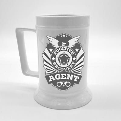 Fra Fugitive Recovery Agent Badge Bounty Hunter Uniform Cute Gift Beer Stein