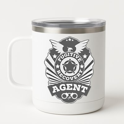 Fra Fugitive Recovery Agent Badge Bounty Hunter Uniform Cute Gift 12 oz Stainless Steel Tumbler Cup