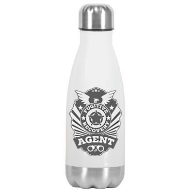 Fra Fugitive Recovery Agent Badge Bounty Hunter Uniform Cute Gift Stainless Steel Insulated Water Bottle