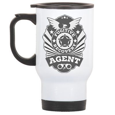 Fra Fugitive Recovery Agent Badge Bounty Hunter Uniform Cute Gift Stainless Steel Travel Mug