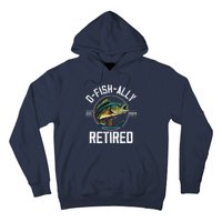 Fisherman Fishing Retirement Gift Ofishally Retired 2024 Hoodie