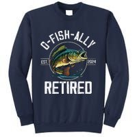 Fisherman Fishing Retirement Gift Ofishally Retired 2024 Sweatshirt