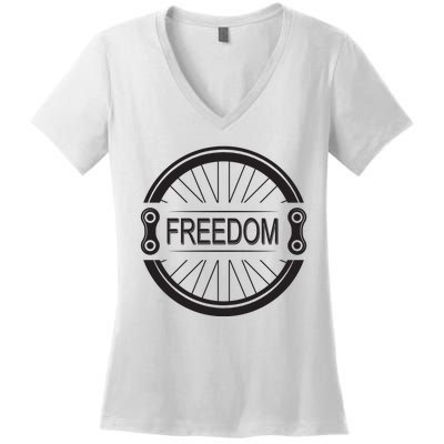 Freedom Women's V-Neck T-Shirt