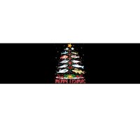 Fish Fishing Rod Christmas Tree Fisherman Merry Fishmas Bumper Sticker